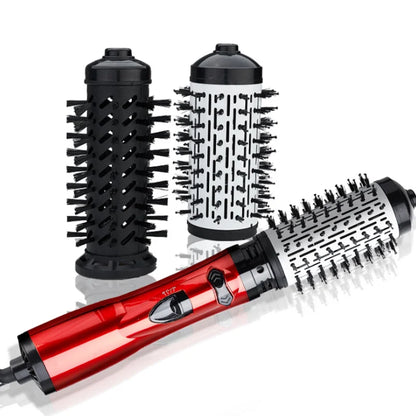 3 in 1 Rotating Hair Dryer Electric Comb Hair Straightener Brush Dryer Brush Hot Air Comb Negative Ion Hair Styler Comb