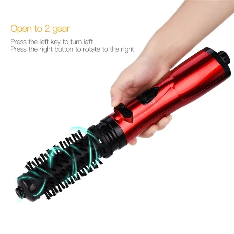 3 in 1 Rotating Hair Dryer Electric Comb Hair Straightener Brush Dryer Brush Hot Air Comb Negative Ion Hair Styler Comb