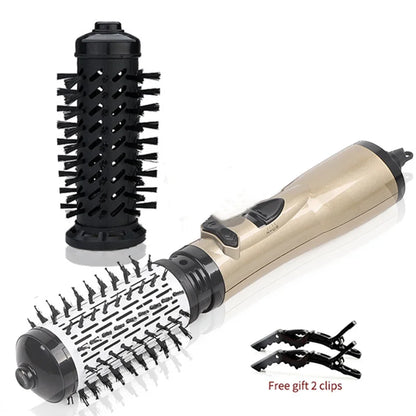 3 in 1 Rotating Hair Dryer Electric Comb Hair Straightener Brush Dryer Brush Hot Air Comb Negative Ion Hair Styler Comb