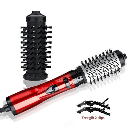 3 in 1 Rotating Hair Dryer Electric Comb Hair Straightener Brush Dryer Brush Hot Air Comb Negative Ion Hair Styler Comb